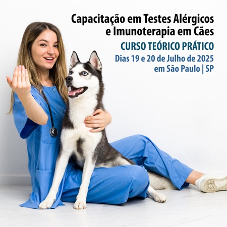 Capacitação em Testes Alérgicos e Imunoterapia em Cães - TEÓRICO E PRÁTICO