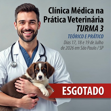 Clínica Médica na Prática Veterinária - TURMA 3 - CURSO TEÓRICO PRÁTICO