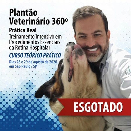 Plantão Veterinário 360º - Prática Real – Treinamento Intensivo em Procedimentos Essenciais da Rotina Hospitalar - CURSO TEÓRICO PRÁTICO