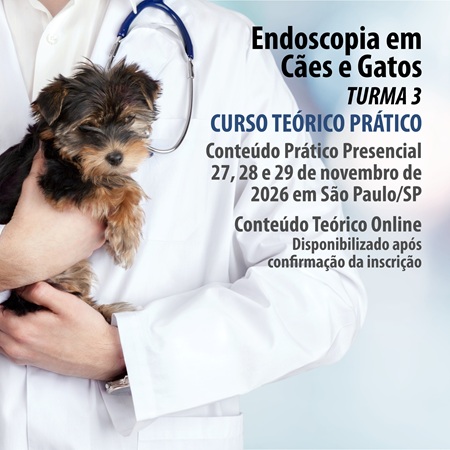 Endoscopia em Cães e Gatos - TURMA 3 - CURSO TEÓRICO PRÁTICO
